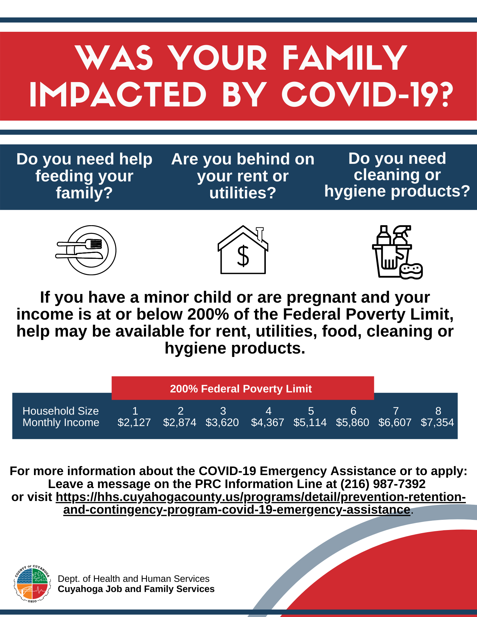 Cuyahoga Job and Family Services Makes Final Push to Issue COVID19